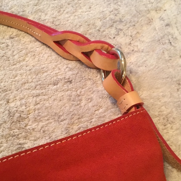 Dooney & Bourke Vibrant Red Hobo Bag Never Used - Picture 4 of 10